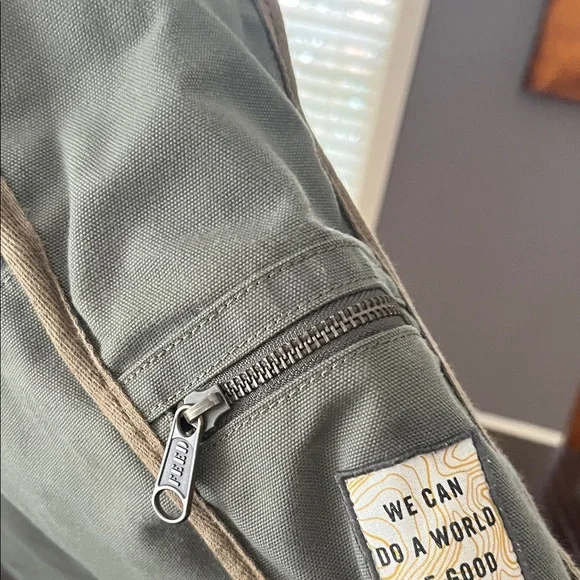 Feed Olive Green Tote Bag - Picture 7 of 16